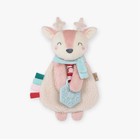 NEW Itzy Ritzy Holiday Lovey Plush + Teether Toy, - Picture 3 of 9